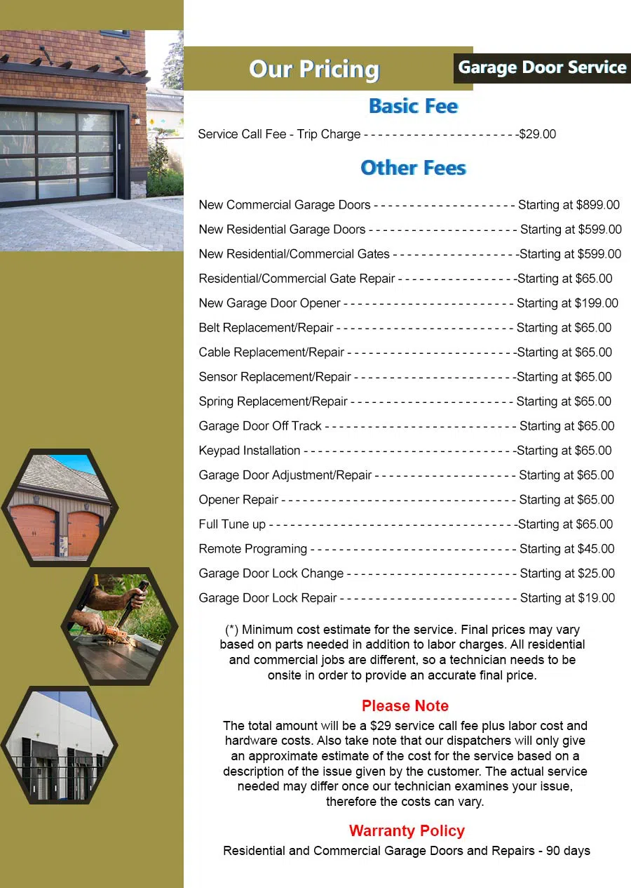 Security Garage Door Repair Service Attleboro, MA 508-444-0321